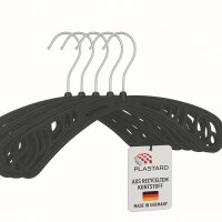 Plastard Kleiderbügel Set S38 – 38 cm – Kunststoff – modern, platzsparend & rutschfest – 10 bis 100 Stück – Made in Germany