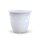 Übertöpfe Capri 3er Set - Weiss Ø 21 cm