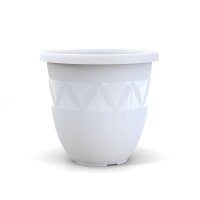 Übertöpfe Capri 3er Set - Weiss Ø 40 cm