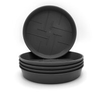 Untersetzer 5er Set - Farbe Anthrazit Ø 35 cm