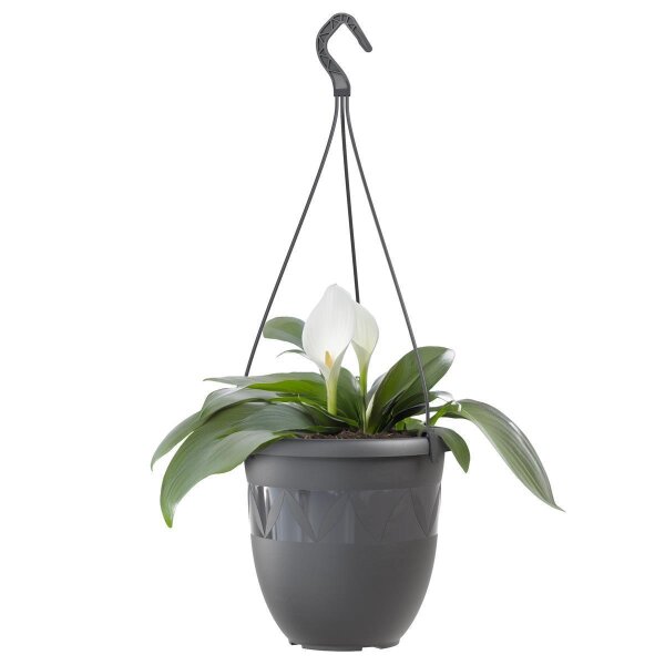 Blumentopf Hängeampel - Anthrazit Ø 24 cm
