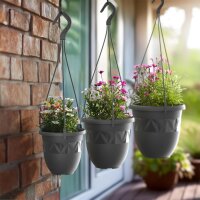 Blumentopf Hängeampel - Anthrazit Ø 24 cm