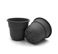 10 Stück Anzuchttöpfe mit Kokoserde Pflanztopf Ø 8 cm Durchmesser mit Untersetzer auf robusten Kunststoff und witterungsbeständigen Material, runde Saattöpfe
