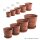 Blumentopf Milano mit Untersetzer Terrakotta Ø 28 cm