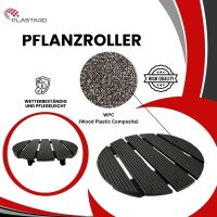 Plastard  Pflanzenroller ⌀ 40cm – WPC 120 kg, 360° drehbar