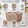 Wäschekorb aus hochwertigem Kunststoff – Stapelbar, ergonomisch & in verschiedenen Größen und Farben | Für Wäsche, Spielzeug, Pfandflaschen und mehr Beige 3er Set 30L