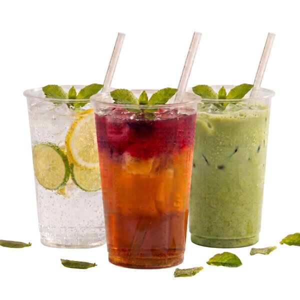 Plastard Mehrweg Trinkbecher 500 ml aus PP Kunststoff – Transparent, BPA-frei, bruchsicher & spülmaschinenfest