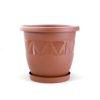 Blumentopf Capri mit Untersetzer Terrakotta Ø 40 cm