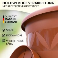Blumentopf Capri mit Untersetzer Terrakotta Ø 40 cm