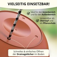 Blumenschale mit Untersetzer Terrakotta Ø 40 cm